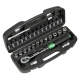 5-25nm Torque Wrench Set 1/4D 33pc